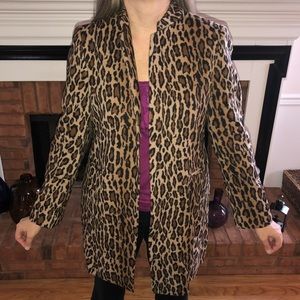 CHEETAH THIN JACKET Size 8